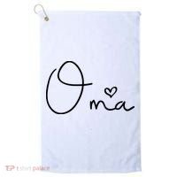 Oma German Grandma Mothers Day Christmas Birthday Golf Towel thumb 0