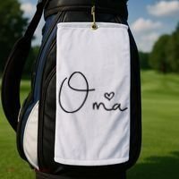 Oma German Grandma Mothers Day Christmas Birthday Golf Towel thumb 2