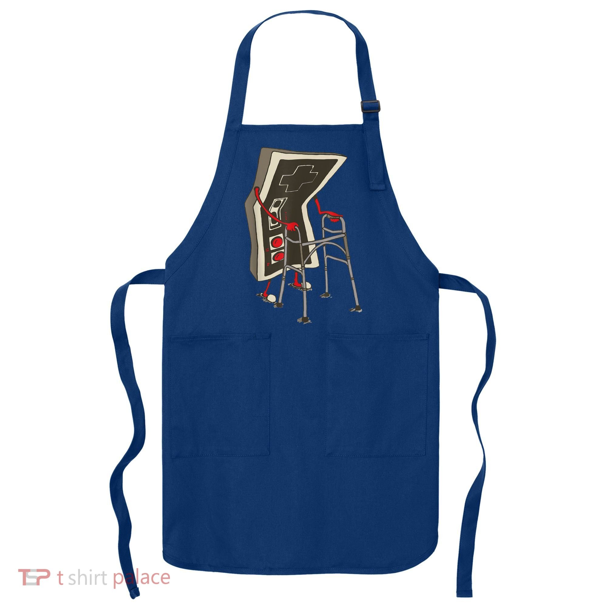 Old Gamer Gift Retro Video Game Old Gamer Gift Apron