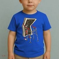 Old Gamer Gift Retro Video Game Old Gamer Gift Toddler T-Shirt thumb 2
