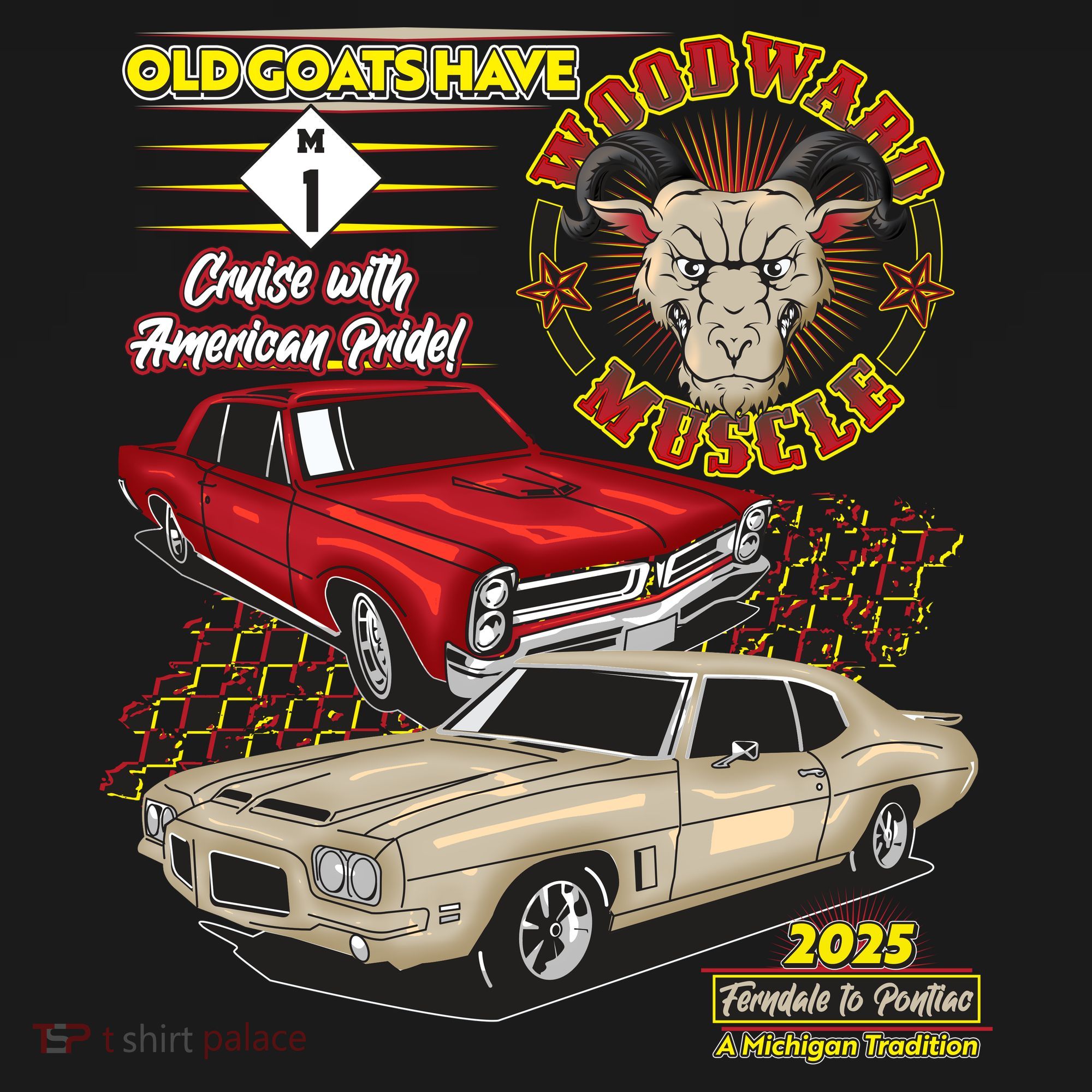 Old Goats Have Woodward Muscle 2025 Women's Hoodie