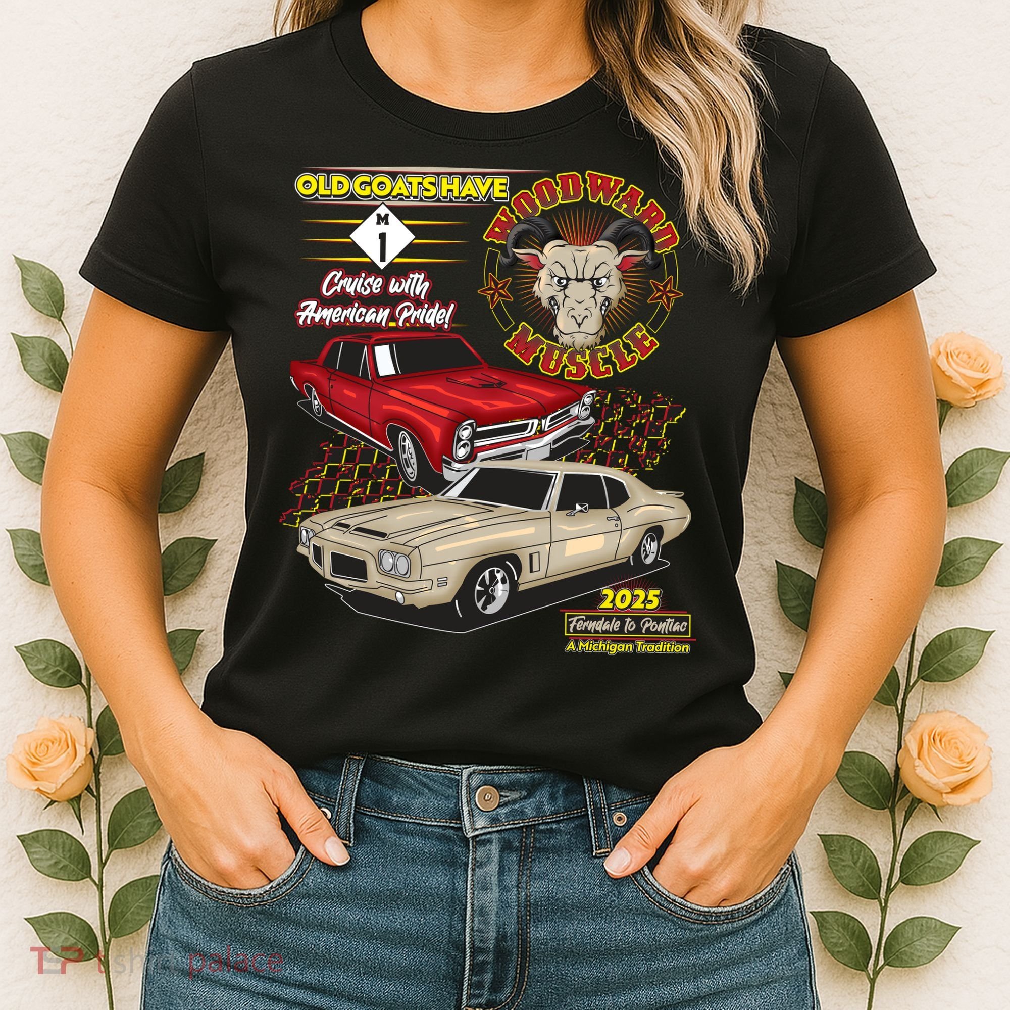 Old Goats Have Woodward Muscle 2025 Women's T-Shirt