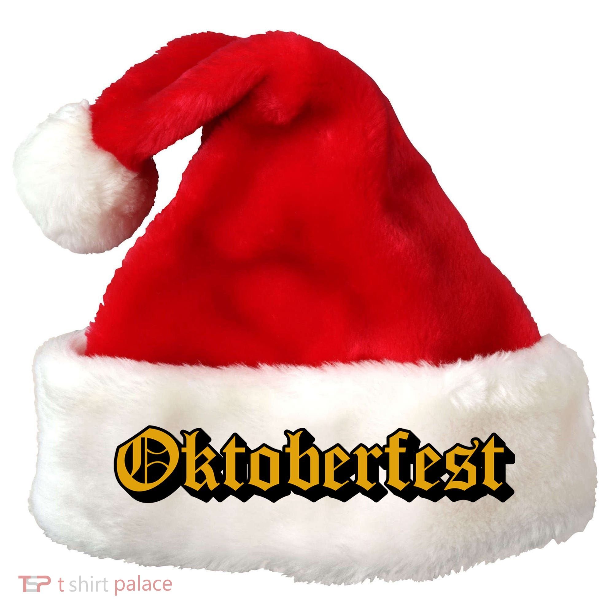 Oktoberfest German Holiday Festive Santa Hat