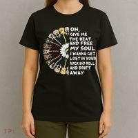 Oh Give Me The Beat And Free My Soul Hippie Love T-Shirt thumb 4