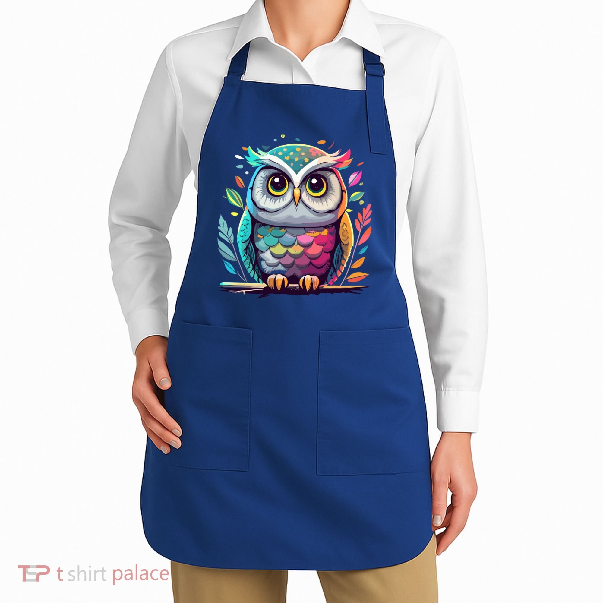 Owl Graphic Owl Artwork Bird Art Animal Owl Funny Gift Apron
