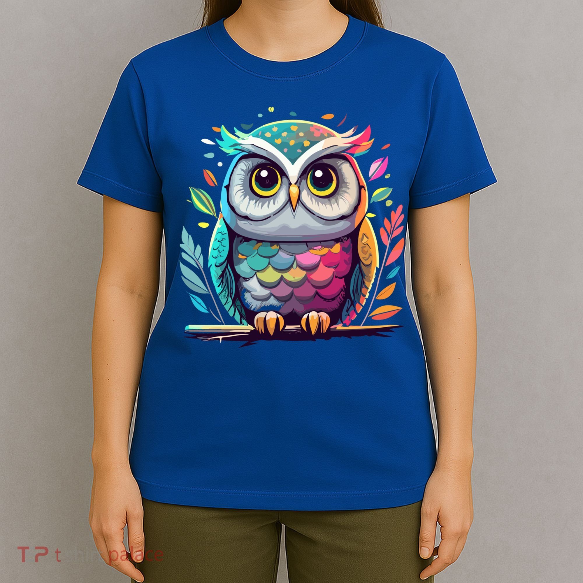Owl Graphic Owl Artwork Bird Art Animal Owl Funny Gift T-Shirt