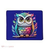 Owl Graphic Owl Artwork Bird Art Animal Owl Funny Gift Mousepad thumb 0