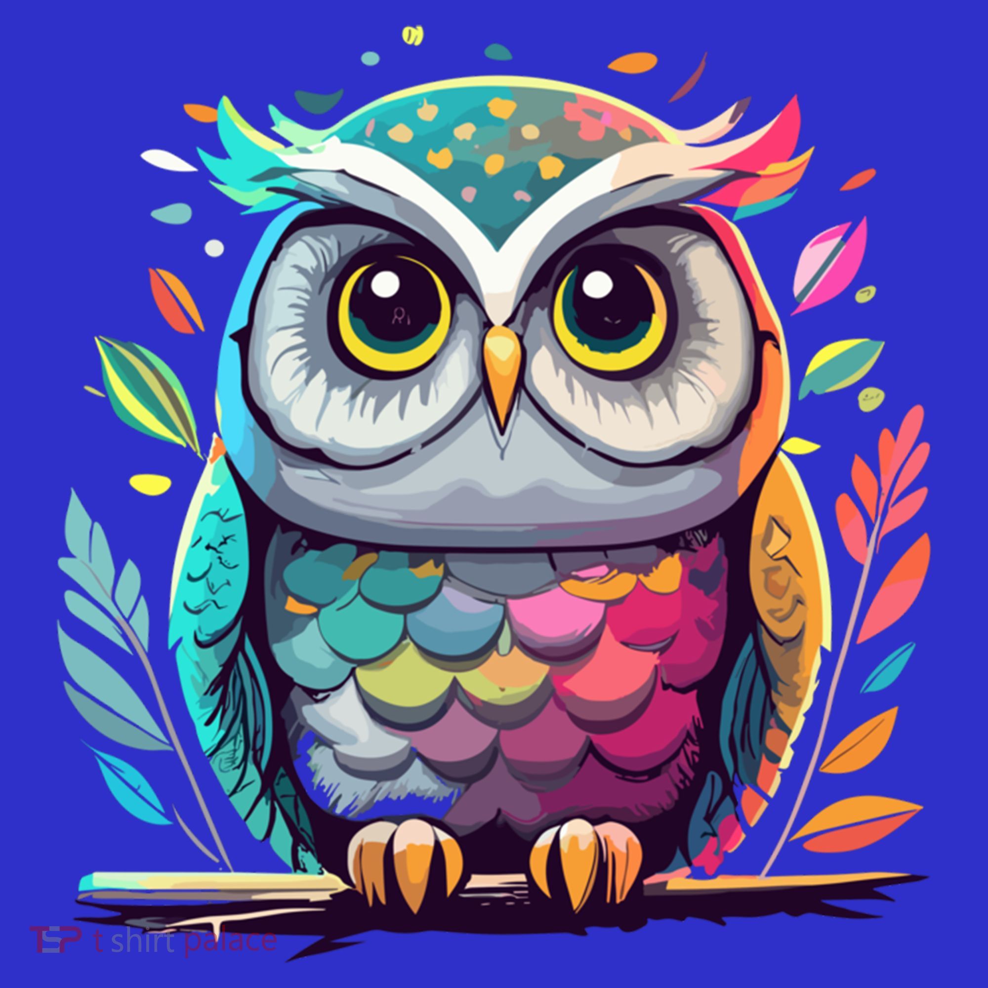 Owl Graphic Owl Artwork Bird Art Animal Owl Funny Gift Women's Tank Top