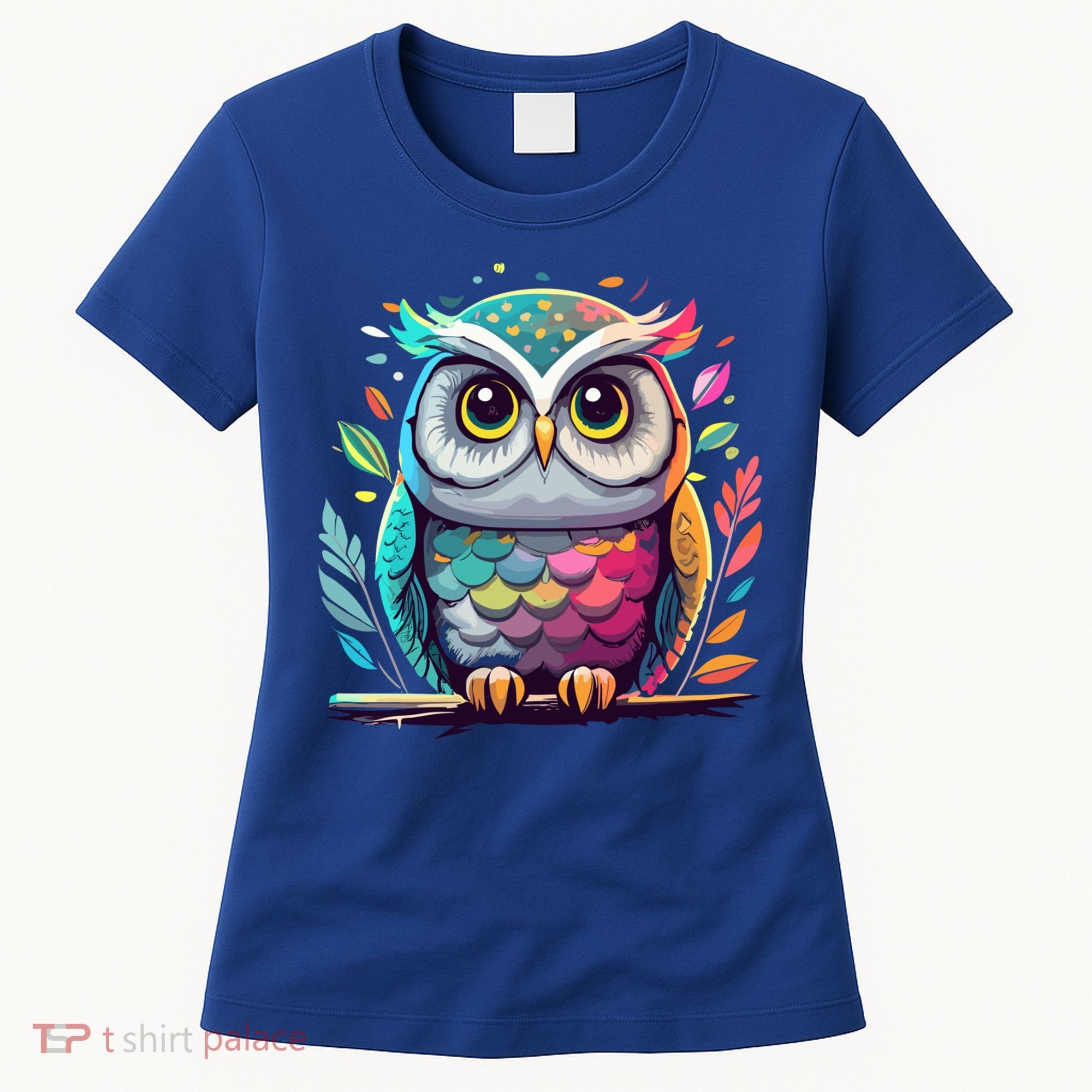 Owl Graphic Owl Artwork Bird Art Animal Owl Funny Gift Women's T-Shirt