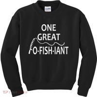 One Great OFishiant Fishing Wedding Officiant Pastor Gift Premium Kids Sweatshirt thumb 0