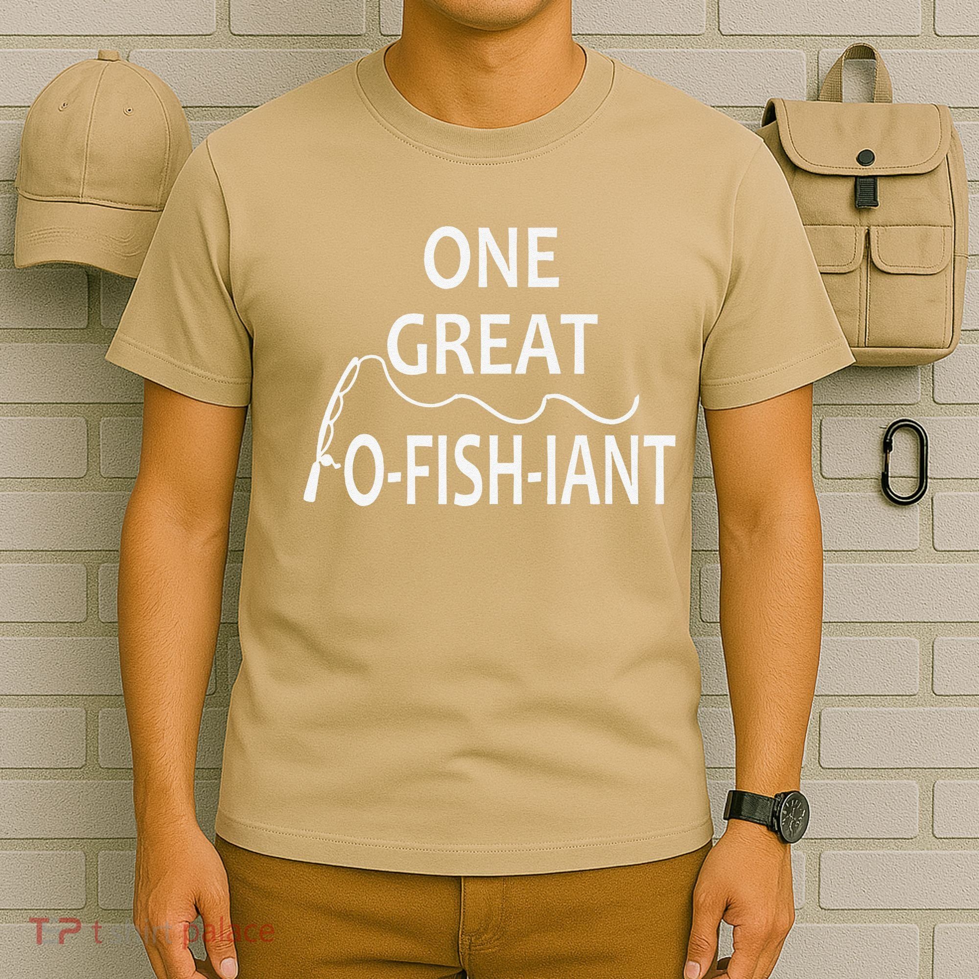 One Great OFishiant Fishing Wedding Officiant Pastor Gift Premium T-Shirt