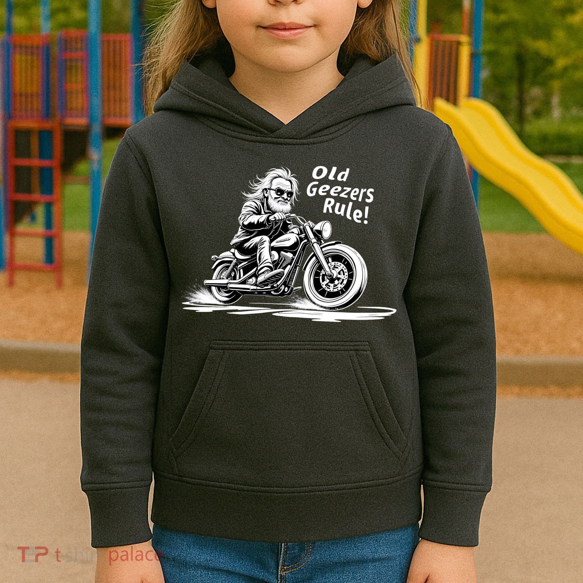 Old Geezers Rule! Kids Hoodie