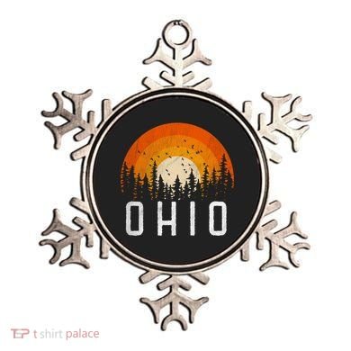 Ohio Gift Retro Style Vintage 70s 80s 90s Gift Ornament