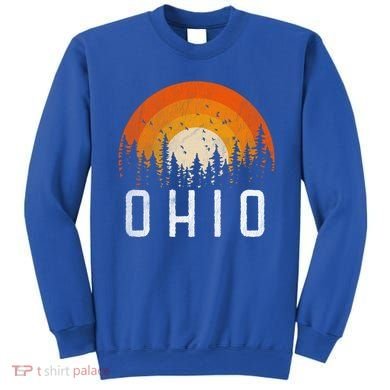 Ohio Gift Retro Style Vintage 70s 80s 90s Gift Sweatshirt