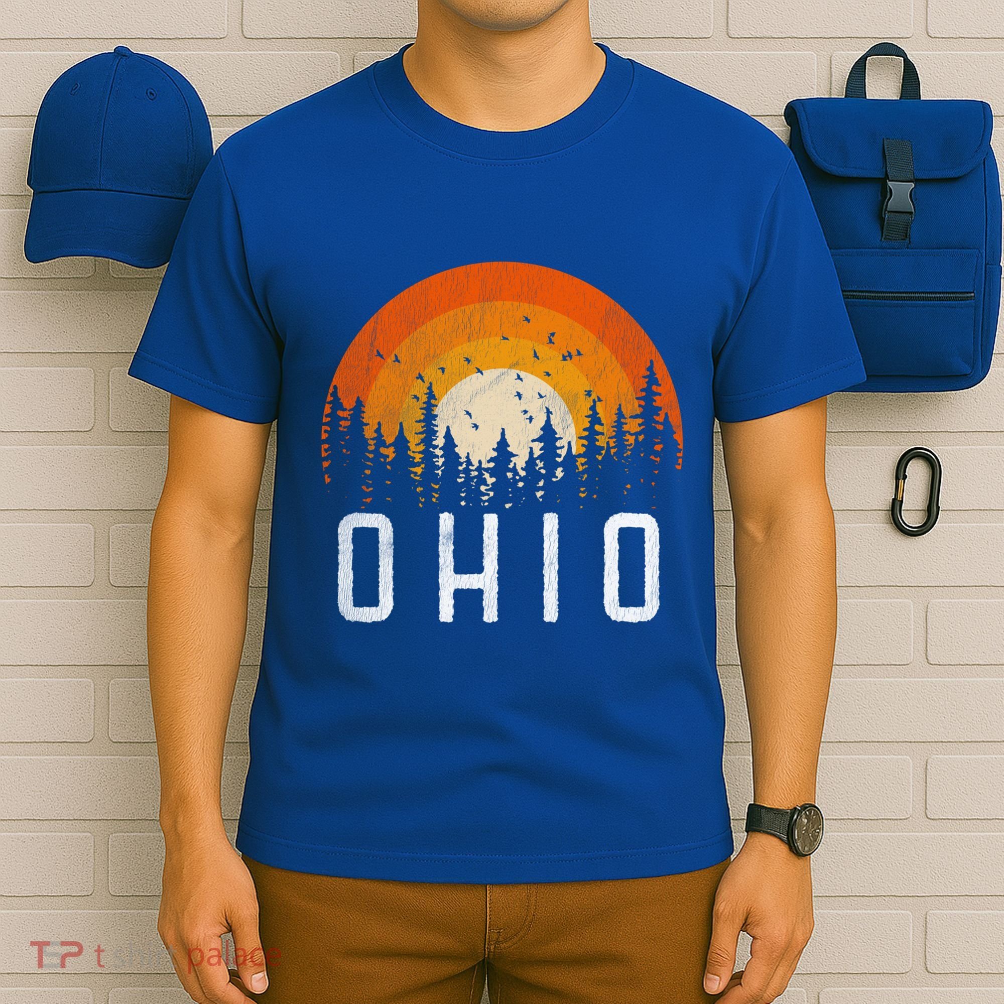 Ohio Gift Retro Style Vintage 70s 80s 90s Gift T-Shirt