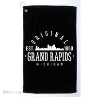 Original Grand Rapids Michigan Golf Towel thumb 0