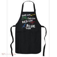 One Gun Two Gun Red Gun Blue Gun Apron thumb 0