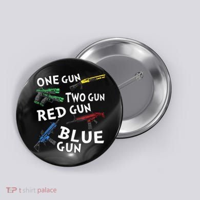 One Gun Two Gun Red Gun Blue Gun Button
