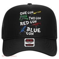One Gun Two Gun Red Gun Blue Gun Hat thumb 0