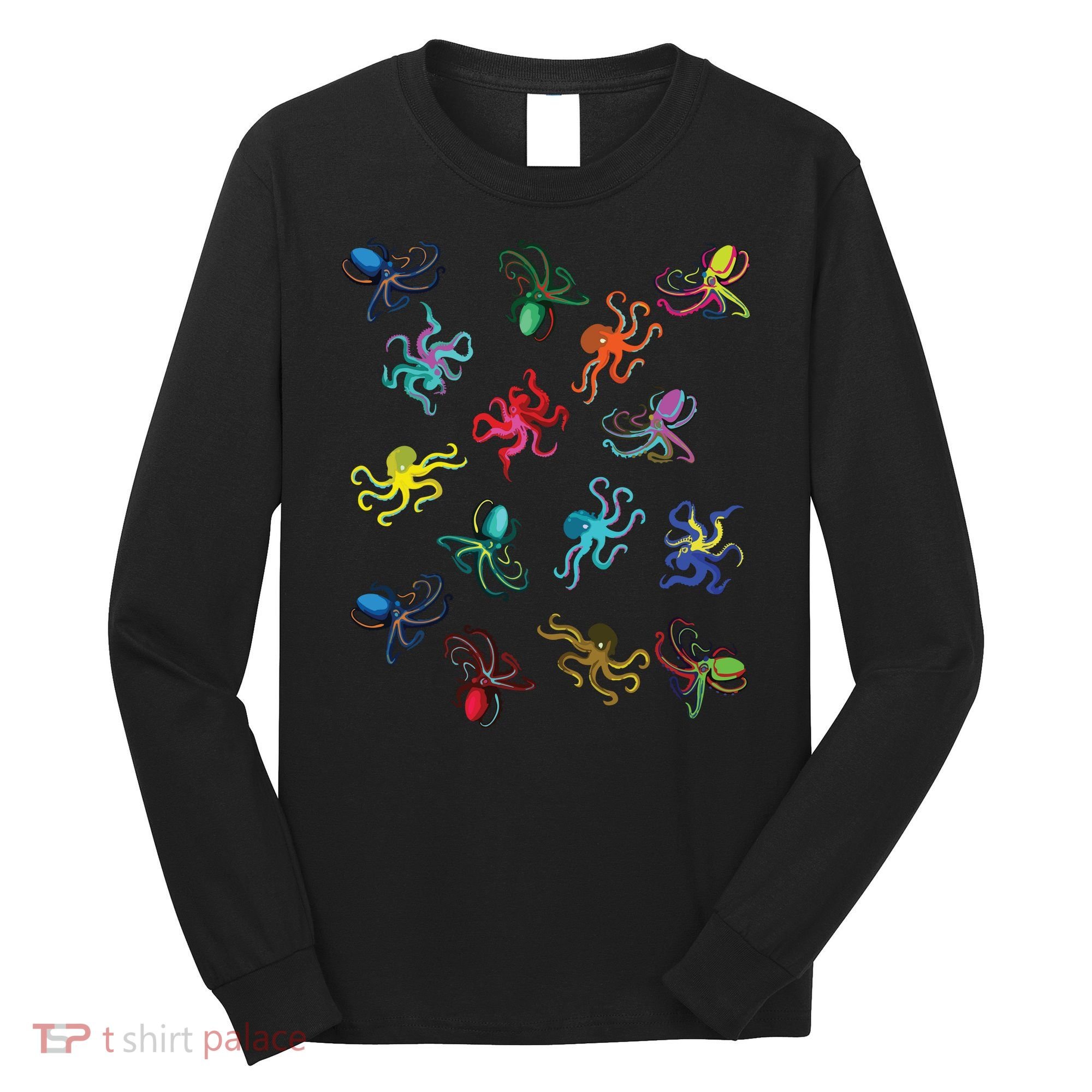 Octopus Gift Tee Octopus Tee Long Sleeve Shirt