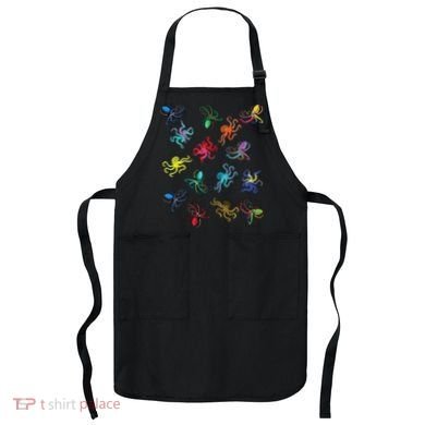 Octopus Gift Tee Octopus Tee Apron