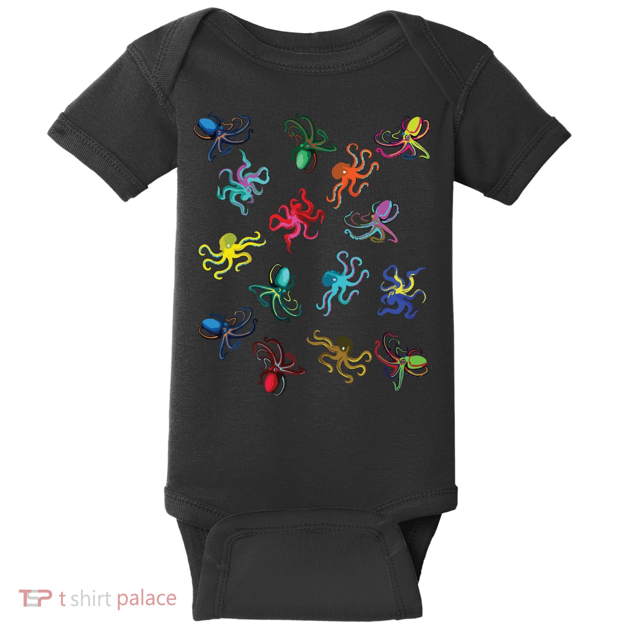Octopus Gift Tee Octopus Tee Baby Bodysuit