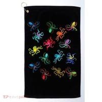 Octopus Gift Tee Octopus Tee Golf Towel thumb 0