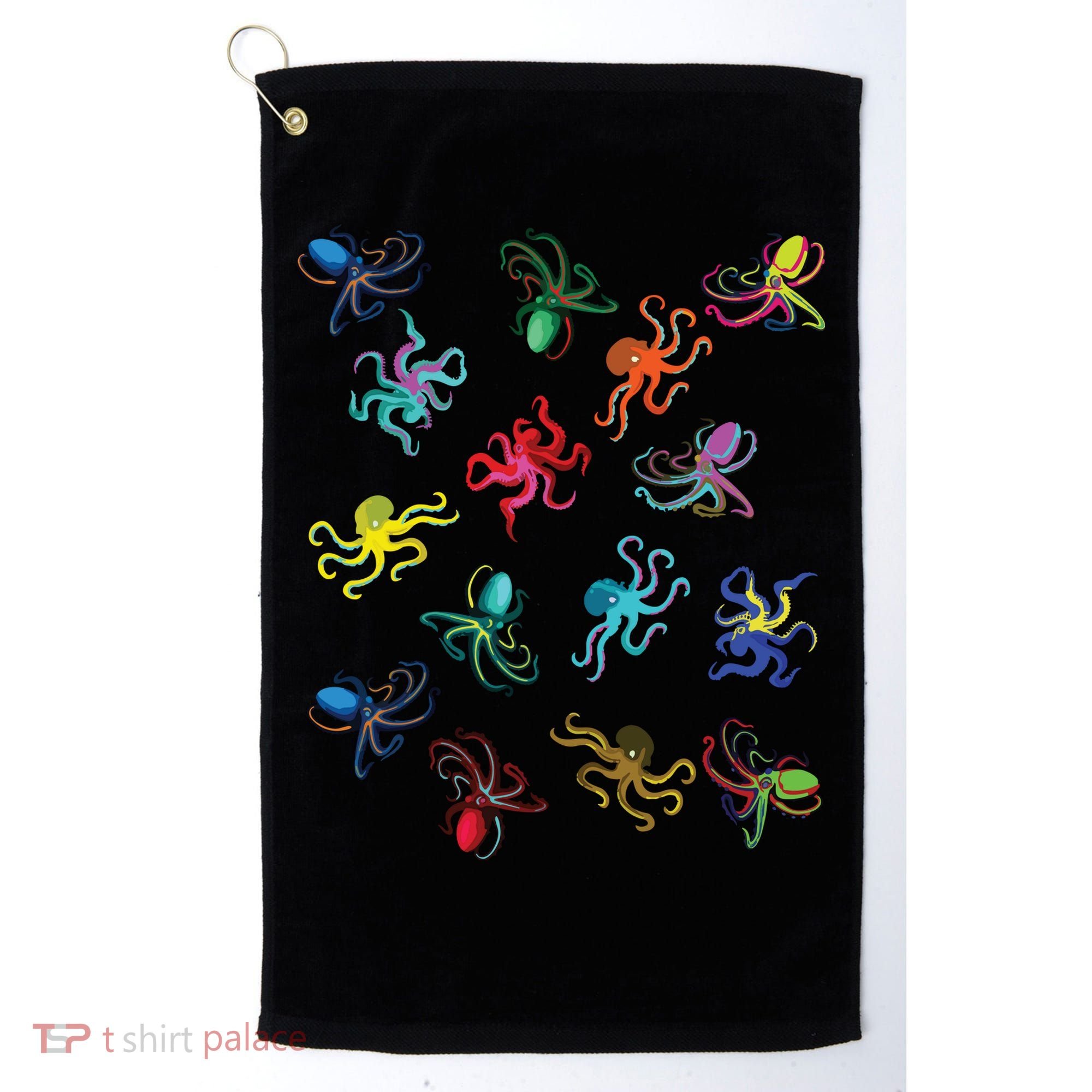 Octopus Gift Tee Octopus Tee Golf Towel