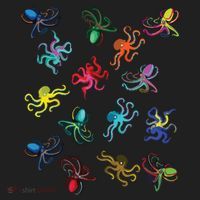 Octopus Gift Tee Octopus Tee Golf Towel thumb 3