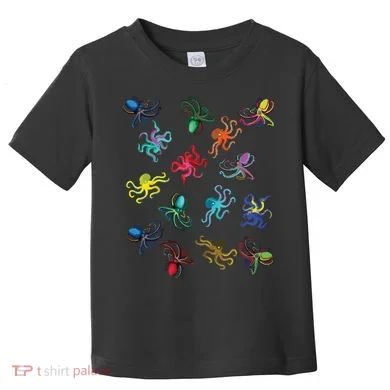 Octopus Gift Tee Octopus Tee Toddler T-Shirt