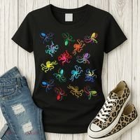 Octopus Gift Tee Octopus Tee Women's T-Shirt thumb 3