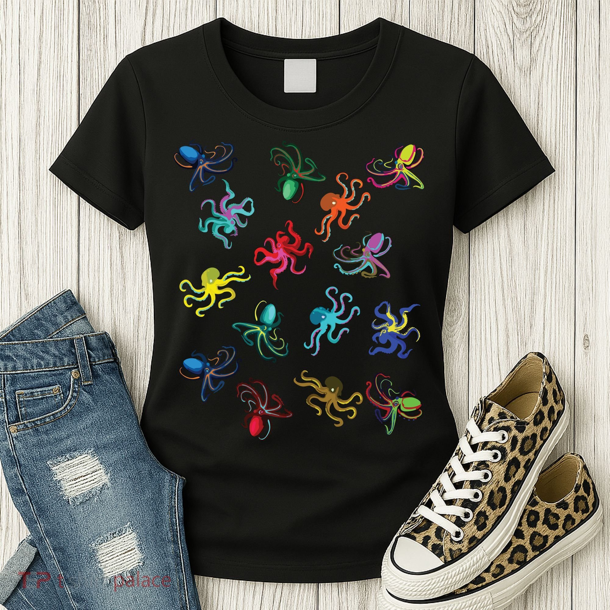 Octopus Gift Tee Octopus Tee Women's T-Shirt