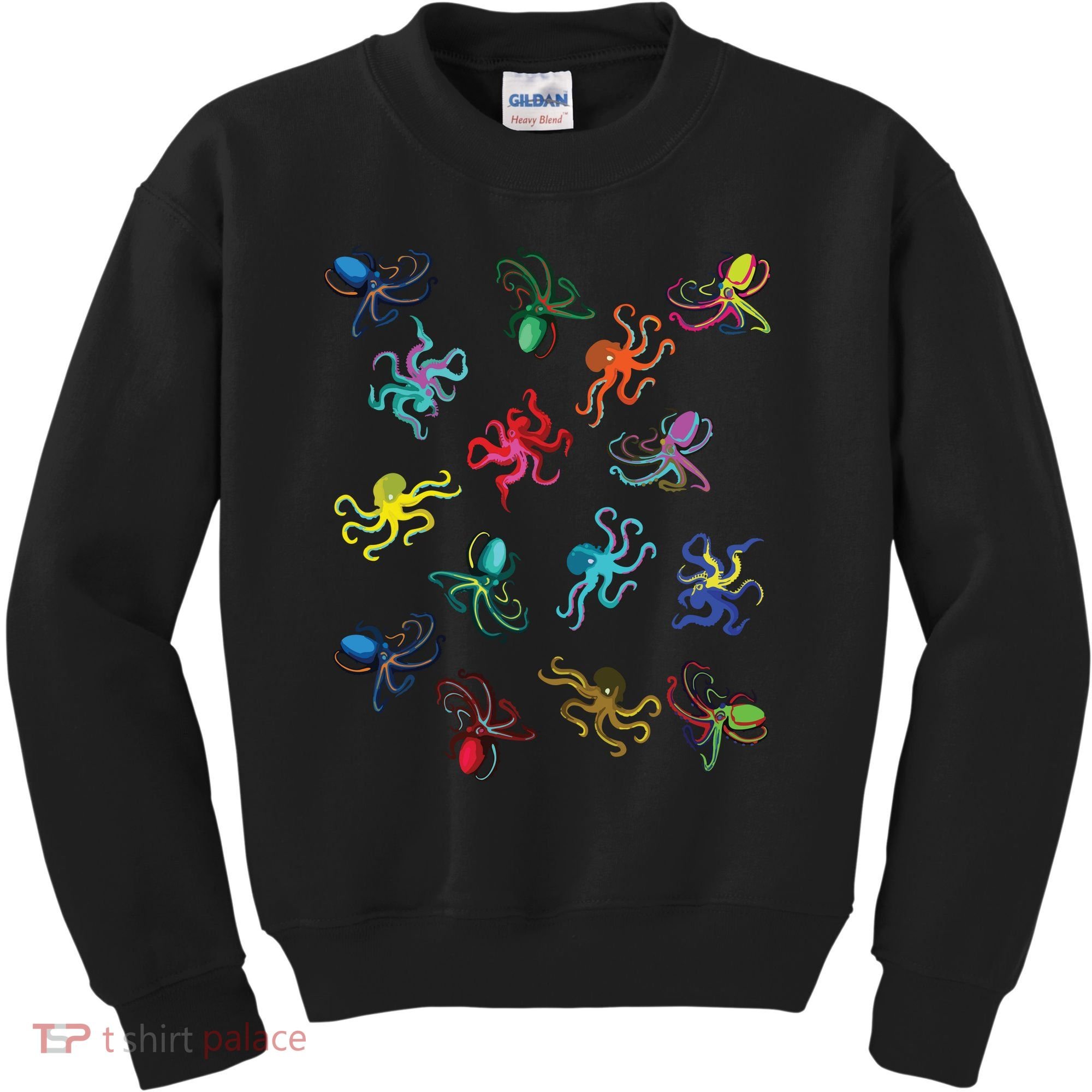Octopus Gift Tee Octopus Tee Kids Sweatshirt