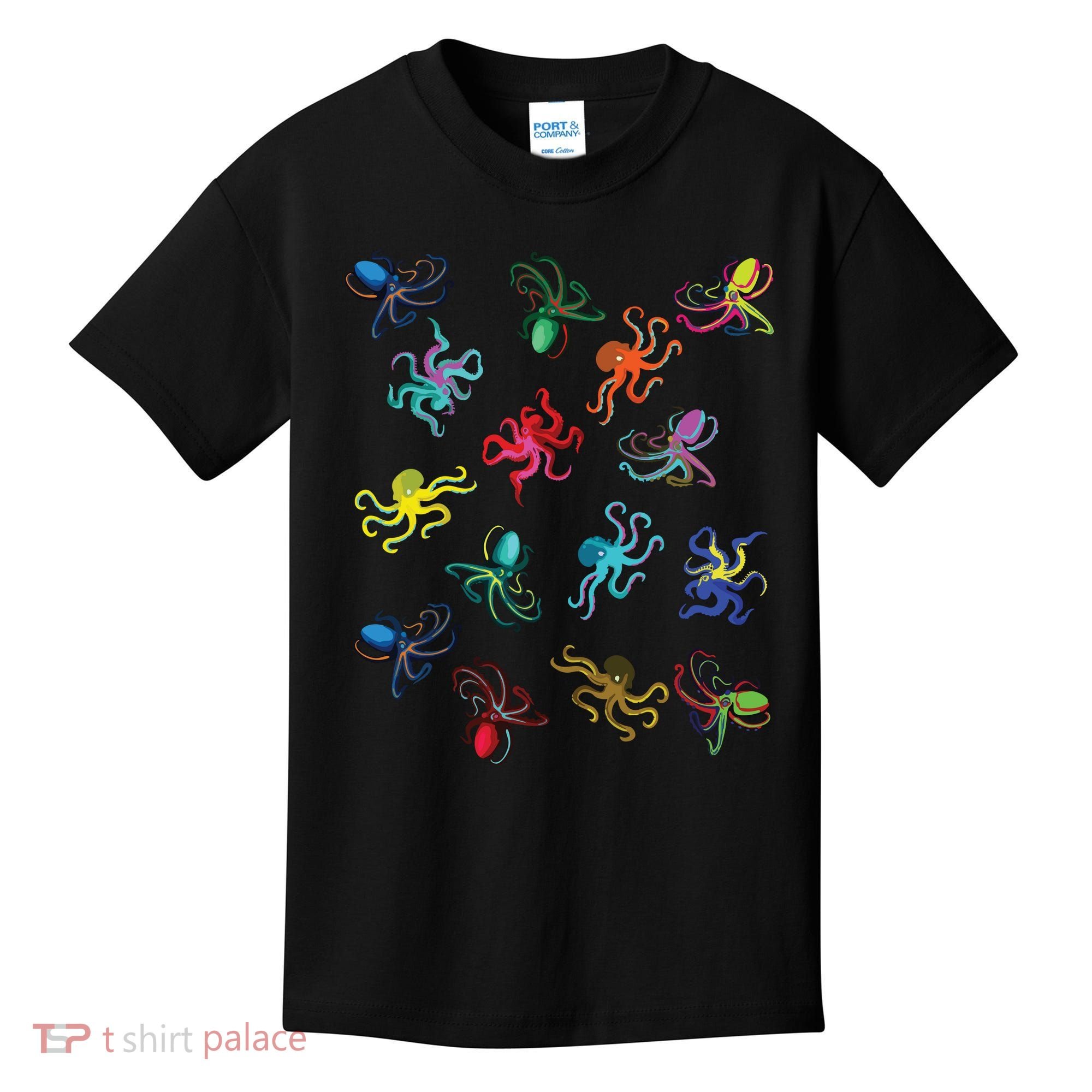 Octopus Gift Tee Octopus Tee Kids T-Shirt