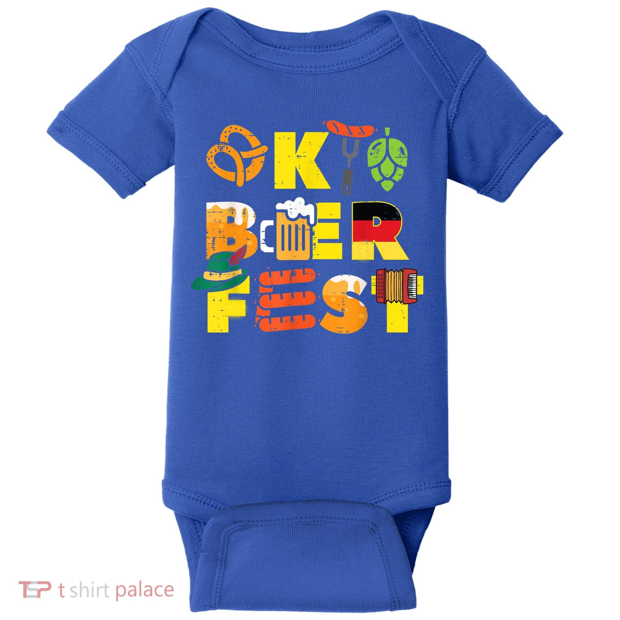 Oktoberfest German Things Cute Bavarian Festival Baby Bodysuit