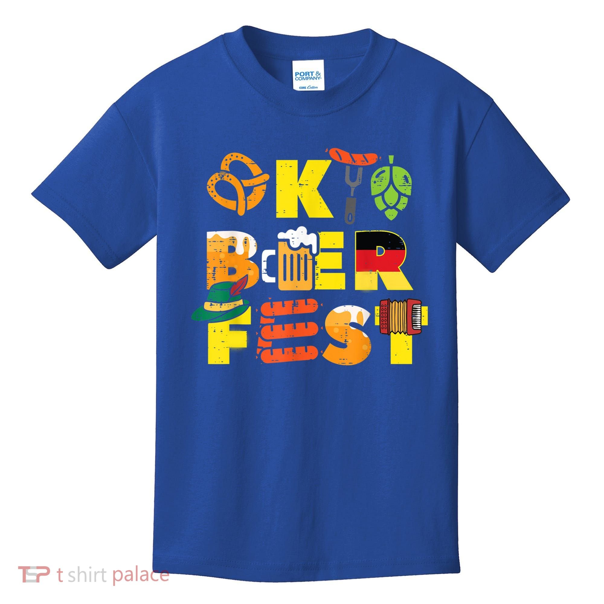 Oktoberfest German Things Cute Bavarian Festival Kids T-Shirt