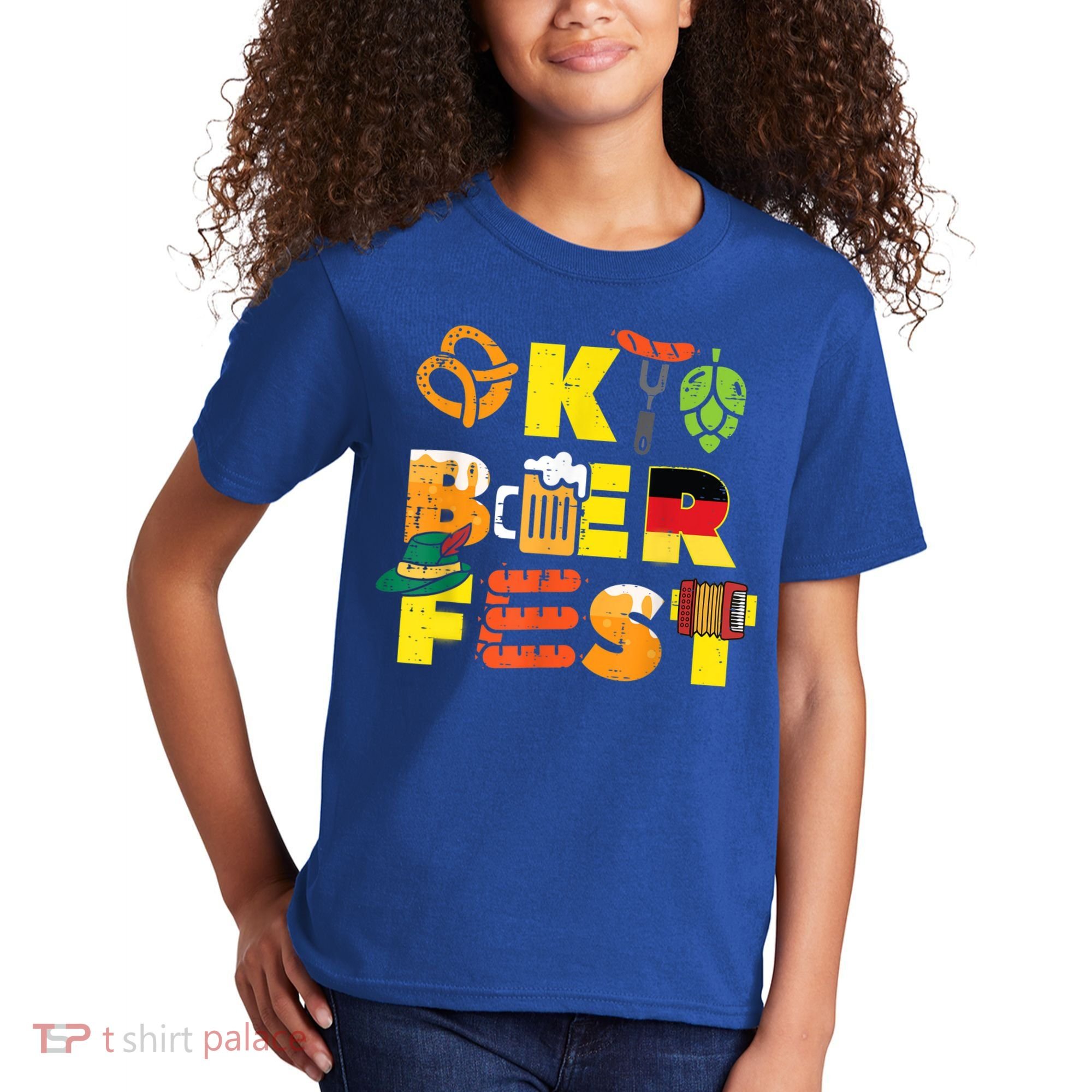 Oktoberfest German Things Cute Bavarian Festival Kids T-Shirt