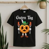 Oktoberfest Guten Tag Pretzel German Costume T-Shirt thumb 2