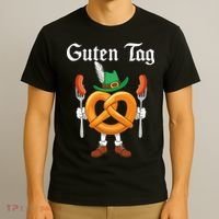 Oktoberfest Guten Tag Pretzel German Costume T-Shirt thumb 3