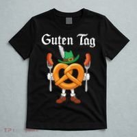 Oktoberfest Guten Tag Pretzel German Costume T-Shirt thumb 5