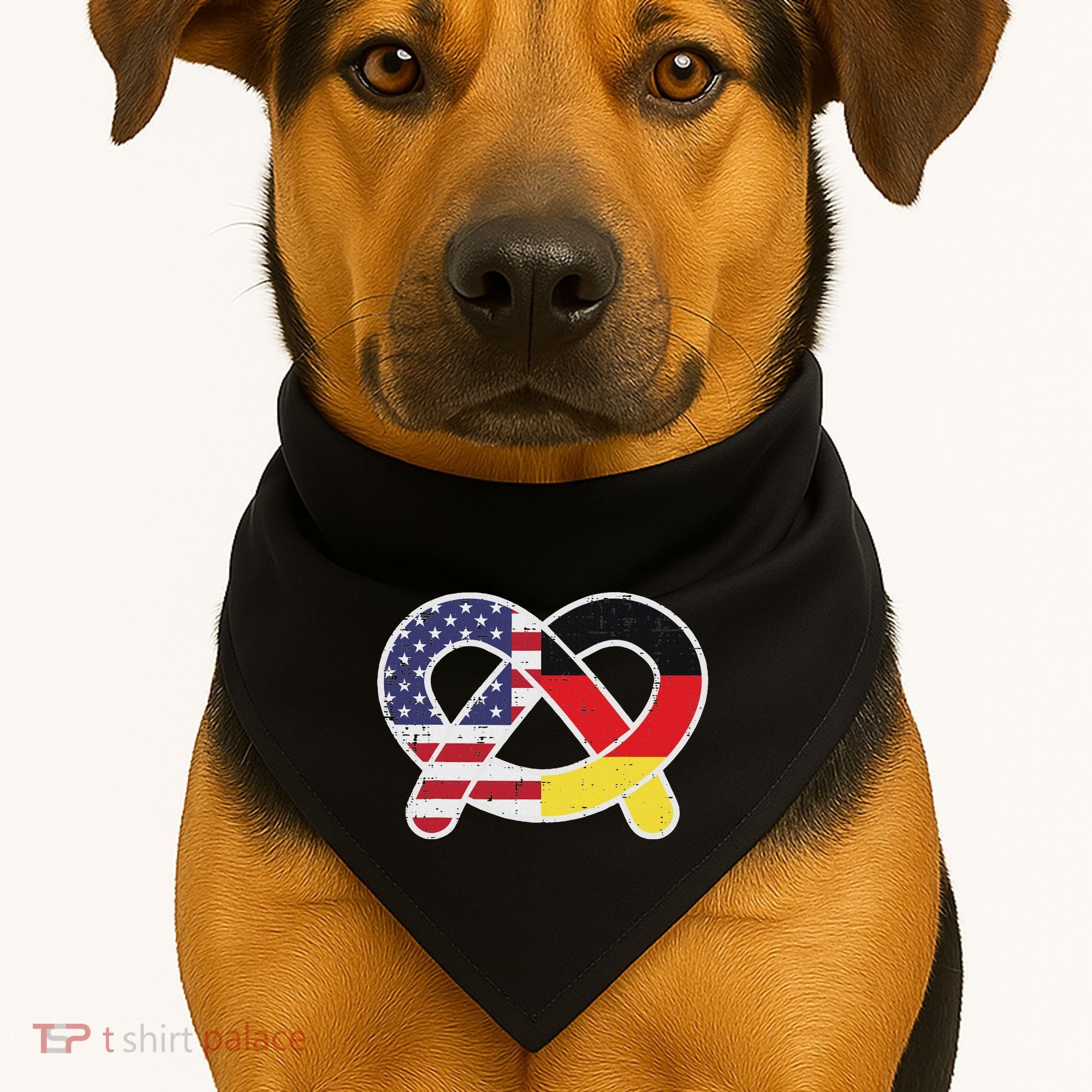 Oktoberfest German Us Flag Costume USA-Made Doggie Bandana