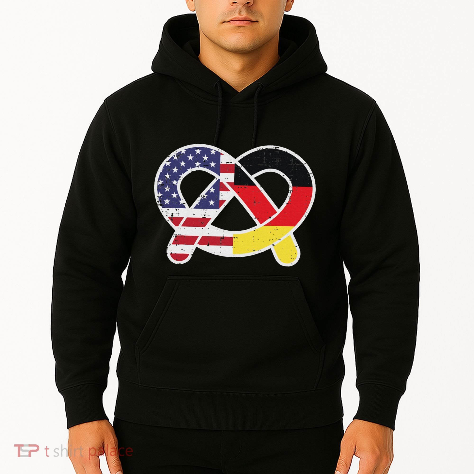 Oktoberfest German Us Flag Costume Hoodie