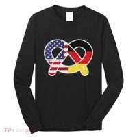 Oktoberfest German Us Flag Costume Long Sleeve Shirt thumb 0