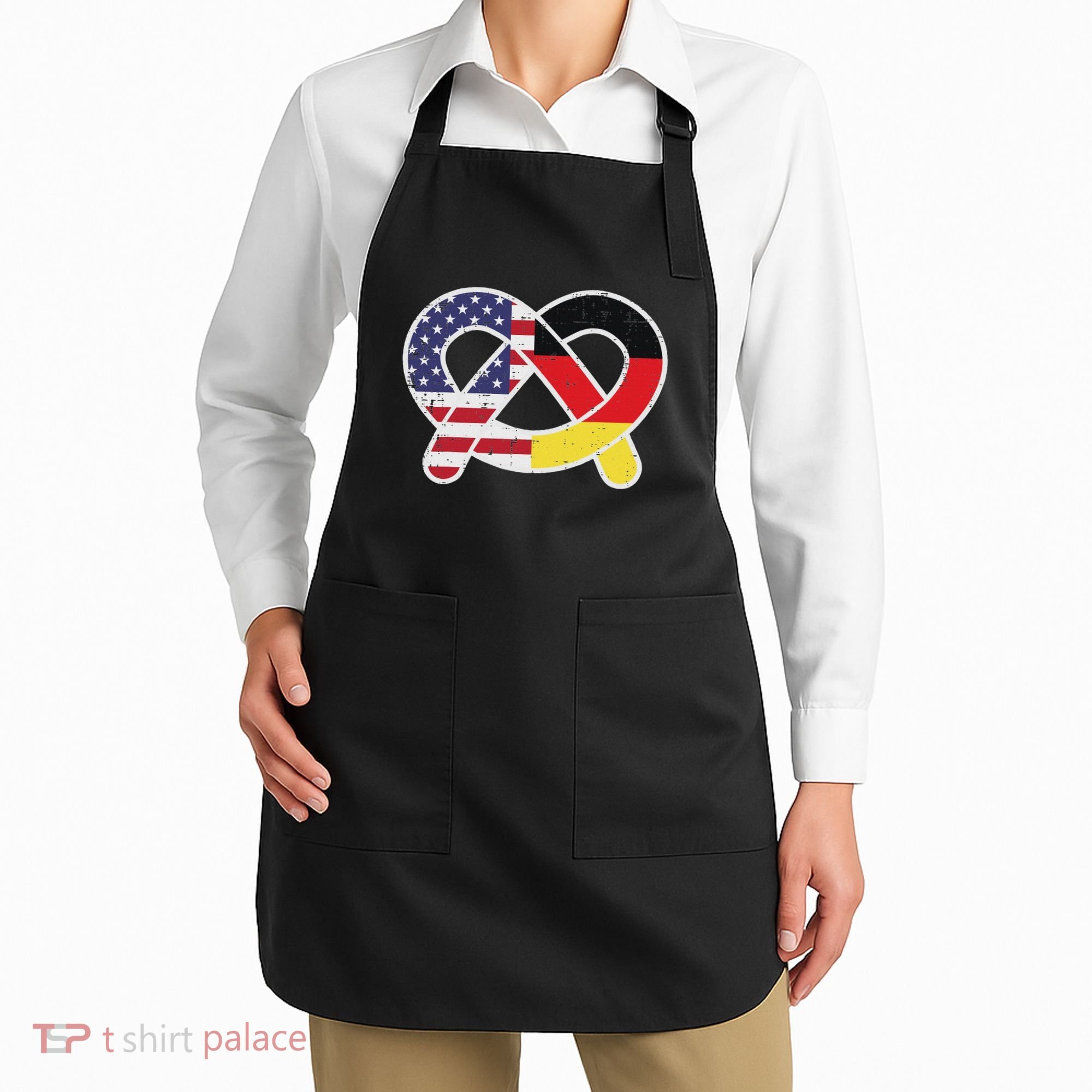 Oktoberfest German Us Flag Costume Apron