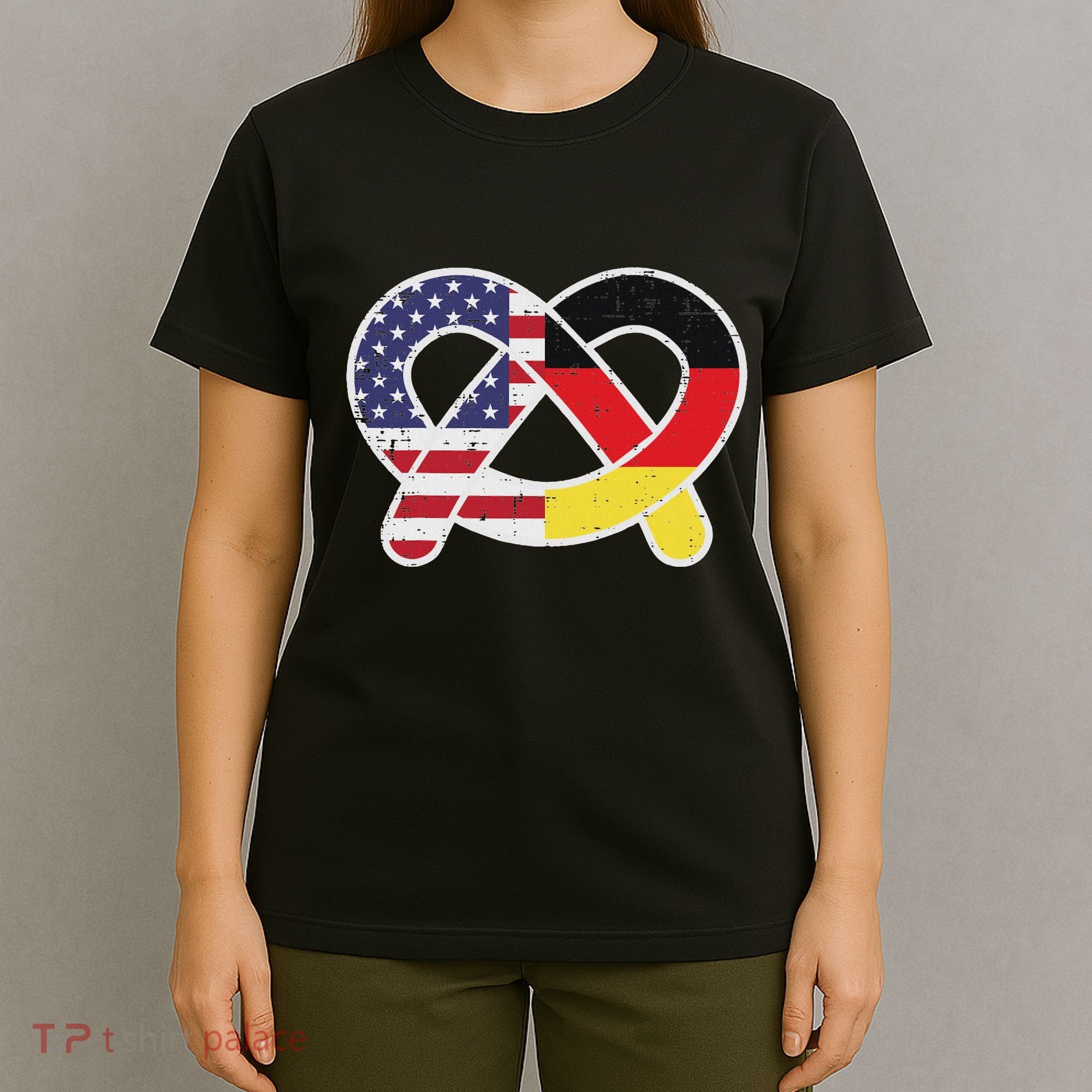 Oktoberfest German Us Flag Costume T-Shirt
