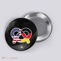 Oktoberfest German Us Flag Costume Button thumb 0