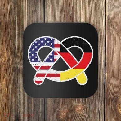 Oktoberfest German Us Flag Costume Coaster
