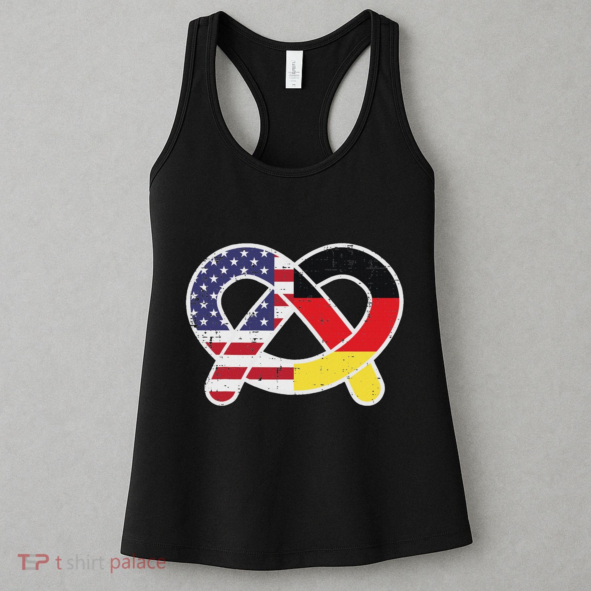 Oktoberfest German Us Flag Costume Women's Tank Top