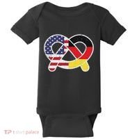 Oktoberfest German Us Flag Costume Baby Bodysuit thumb 0