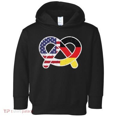 Oktoberfest German Us Flag Costume Toddler Hoodie